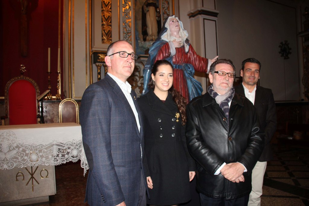 La Germandat de les Set Paraules bendice su nueva imagen de la Verge Maria