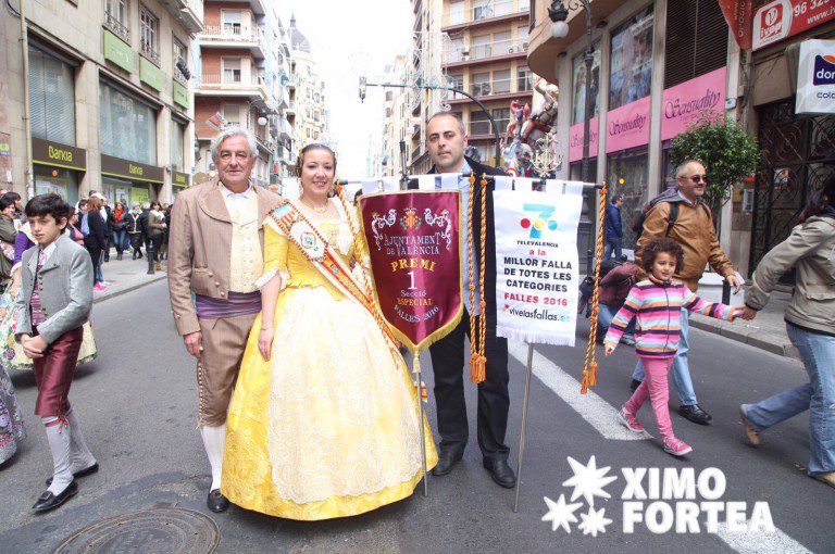Recogida de Premio Fallas 2016
