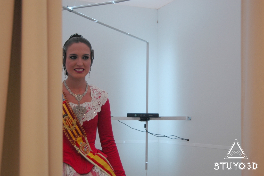 Alicia Moreno es escaneada por Stuyo3D