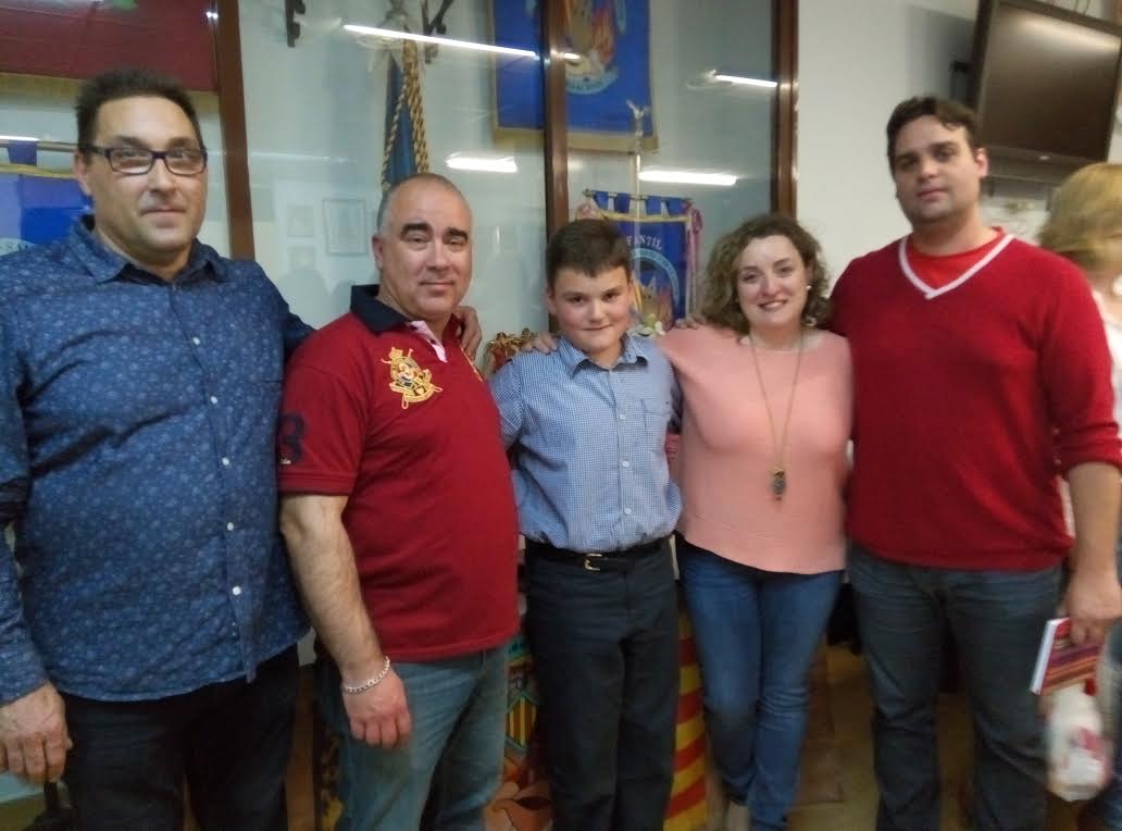 Diego Ramos, Presidente Infantil de Industria – Santos Justos y Pastor