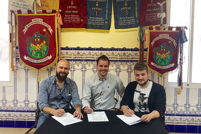 Rafael Cheli y Erik Martínez son los artistas 2017 de la Falla Plaza Rodrigo