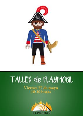 Taller de playmobil y concierto de jazz en la Falla Exposición