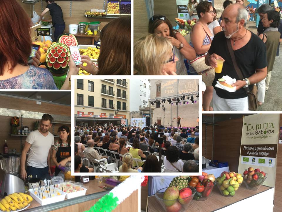 Humor y fruta se unen en la Gran Fira VLC