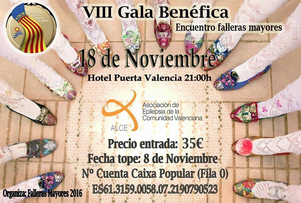 VIII Gala Benéfica Falleras Mayores de Camins al Grau