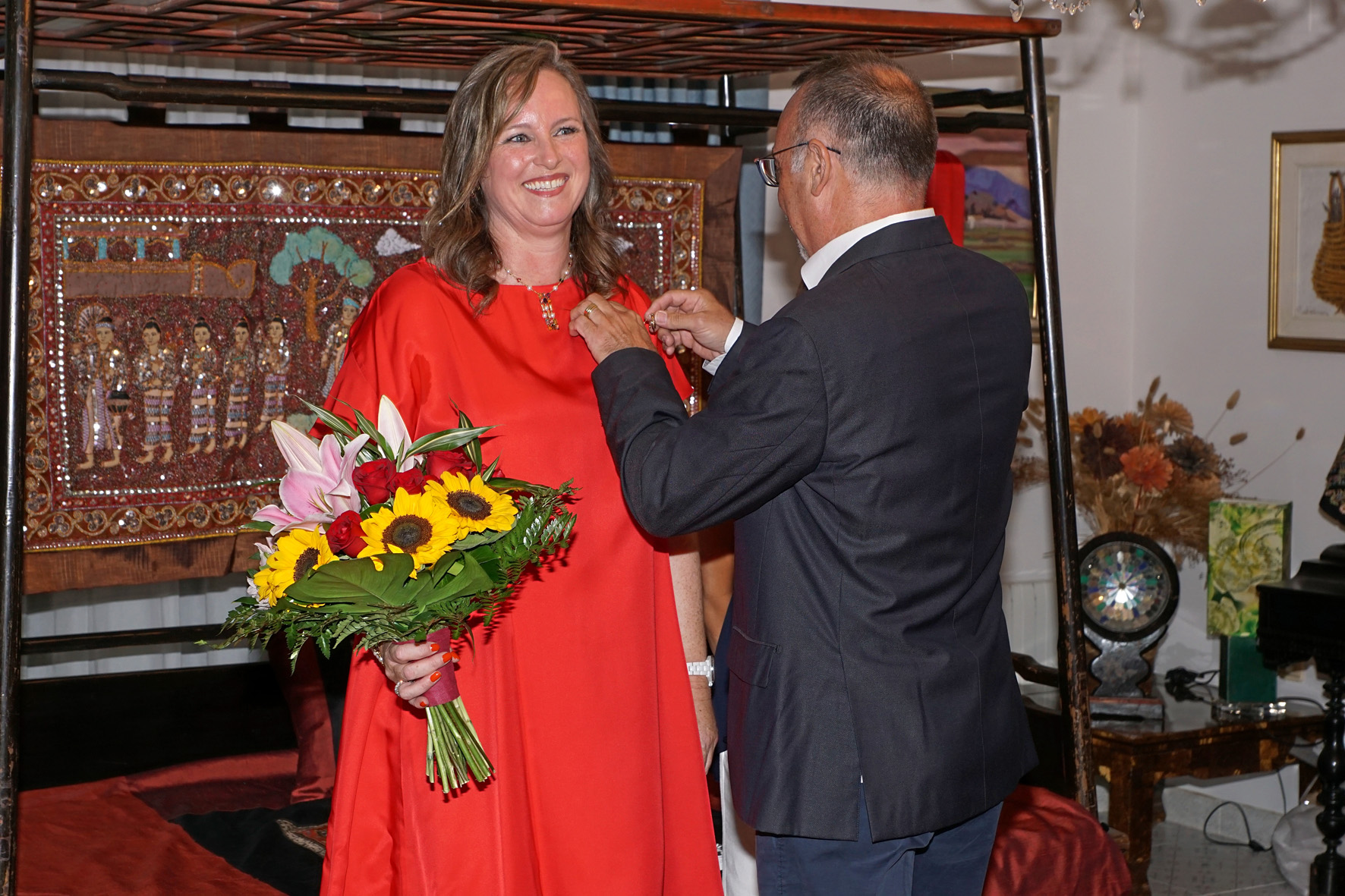 Bettina Vöhringer, la primera Abanderada de la Fiesta