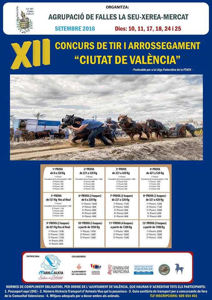 Vuelve el Concurso de Tiro y Arrastre Ciudad de Valencia